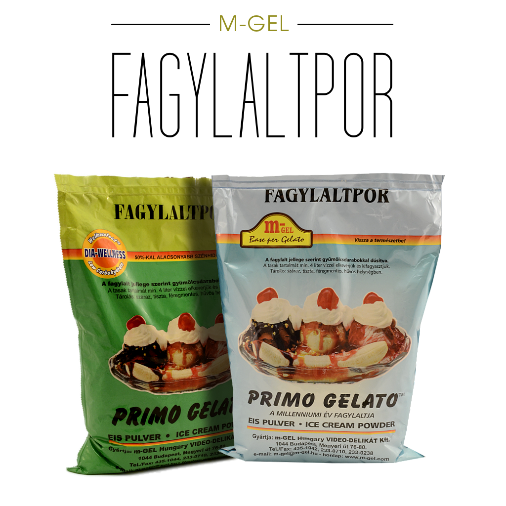 m-GEL Fagylaltporok